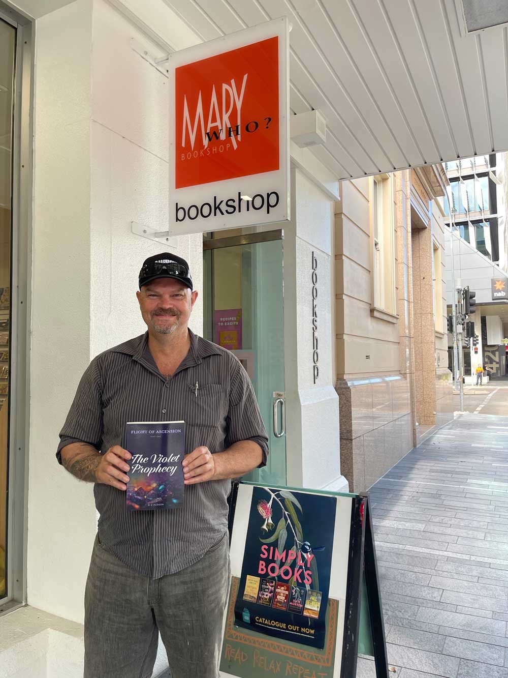 Story 6 Mathew Hudson outside Mary Who Bookshop main